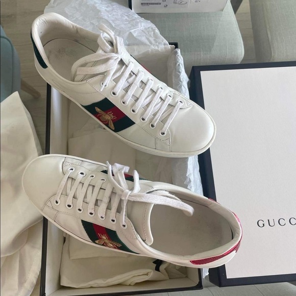 Gucci Ace Bee unisex sneakers size 41 - Picture 5 of 6